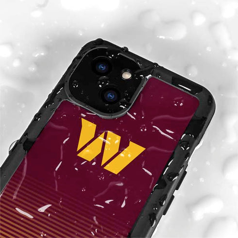 NFL Washington Commanders Breakaway iPhone 15 Waterproof Case
